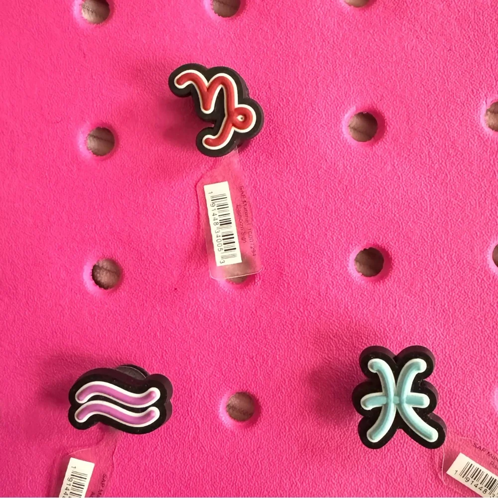 Zodiac Sign Croc Charm Jibbitz (1) YOU CHOOSE ! - Picture 3 of 6